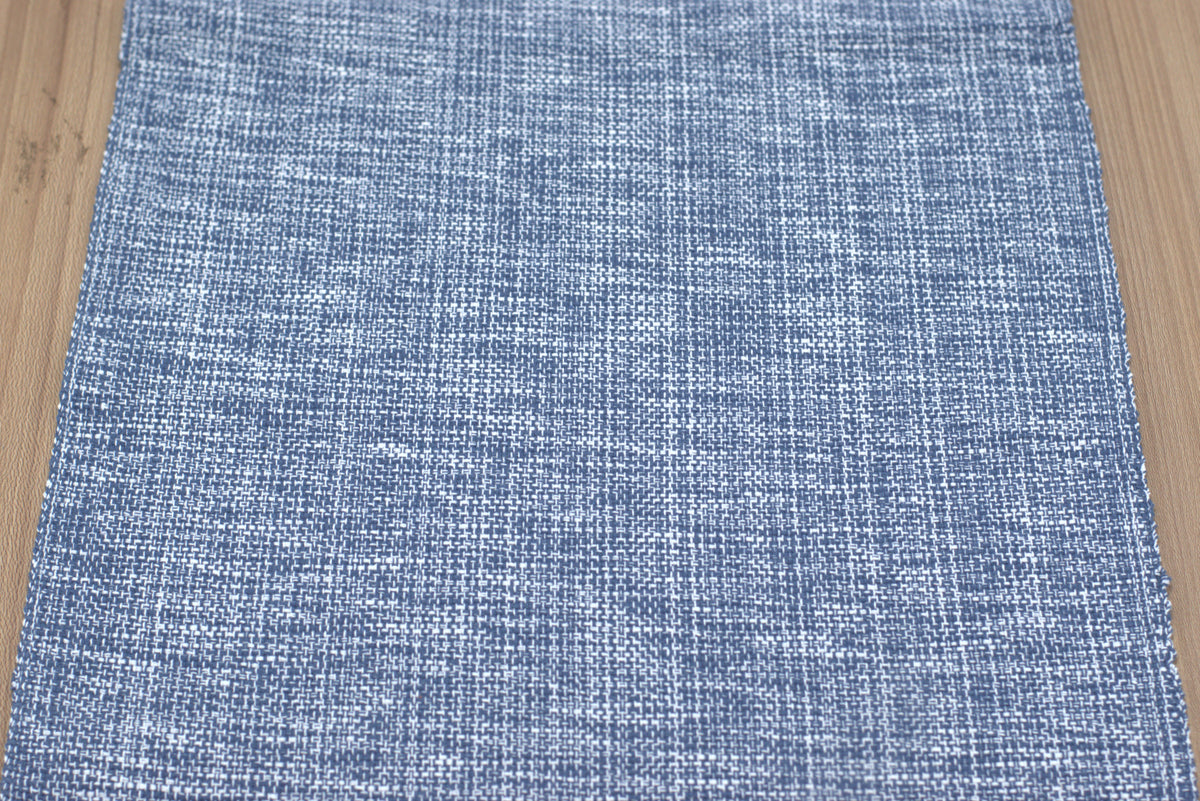 Blue Textured Table Runner – Elegant Dining Table Décor | 3.20 M x 40 CM