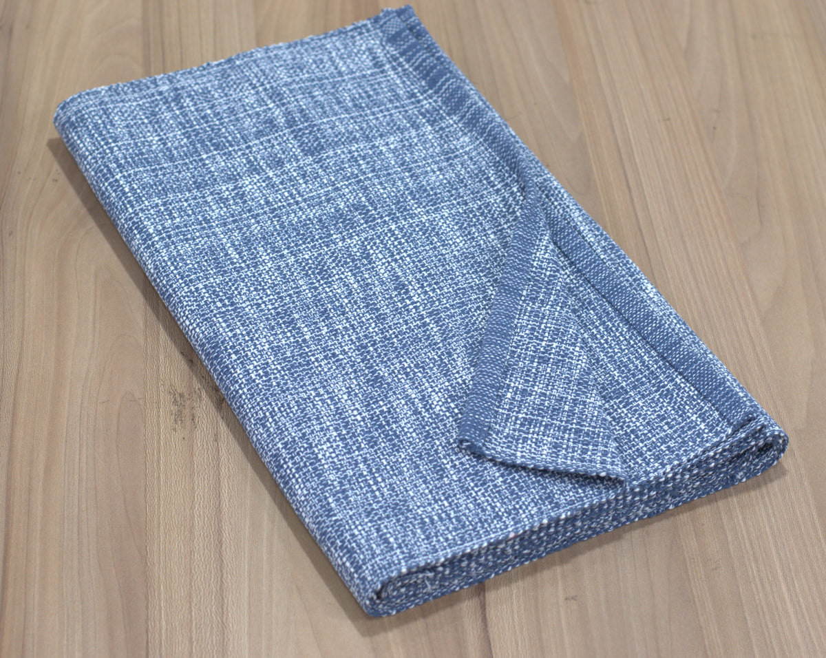 Blue Textured Table Runner – Elegant Dining Table Décor | 3.20 M x 40 CM