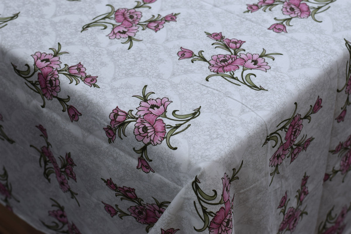 Premium Cotton Floral Printed Double Bedsheet – 110 x 110 Inches