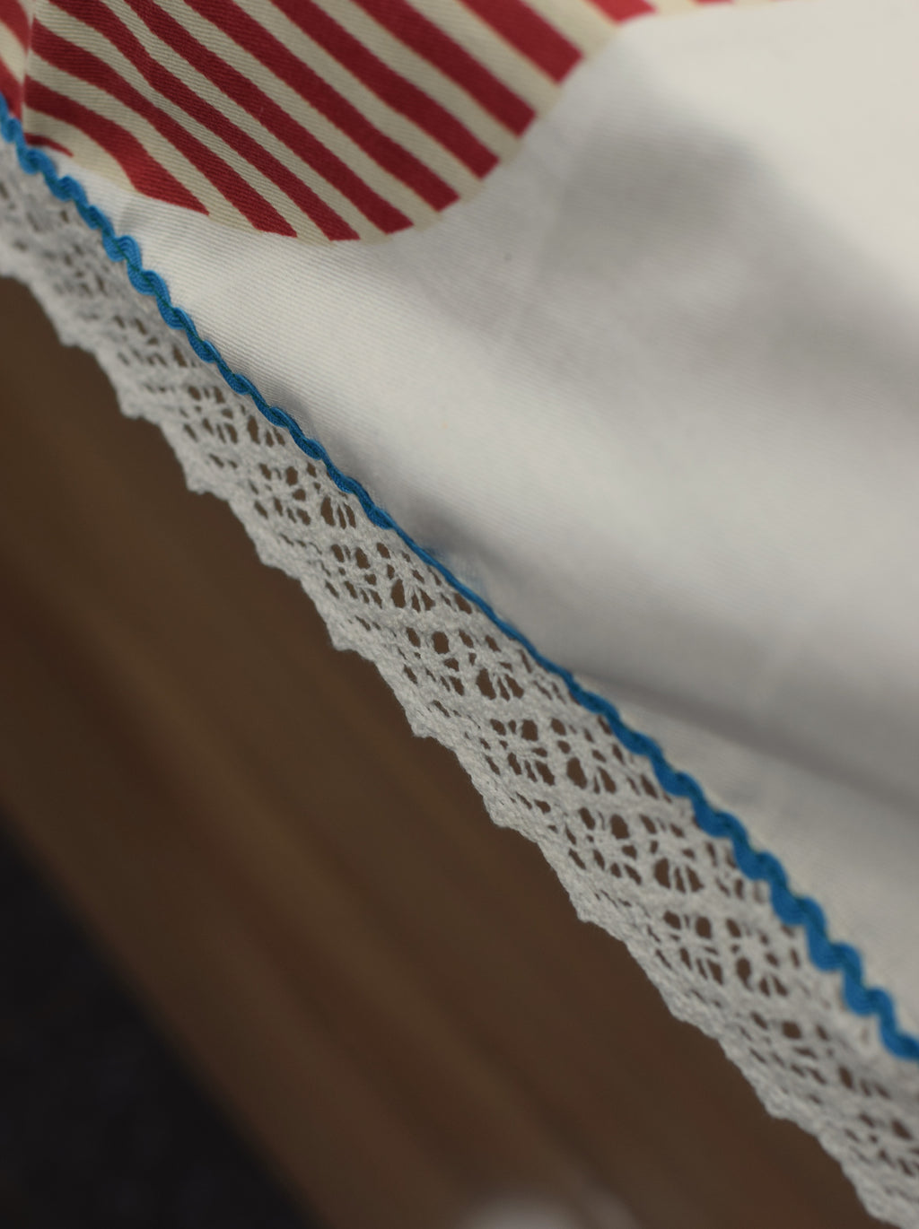 Christmas Printed Table Cloth with Lace Border – 2.30 × 1.50 Metres – Nushio by Pulpel