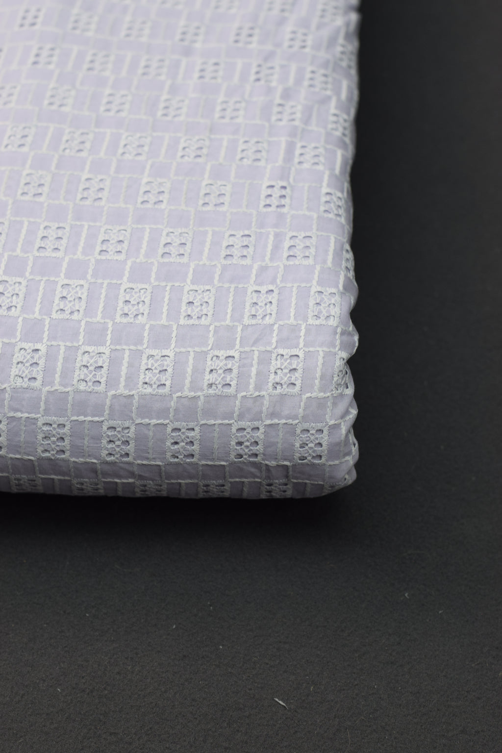 Lavender Textured Cotton Dress Material – 44" Width | Top 2.50 M