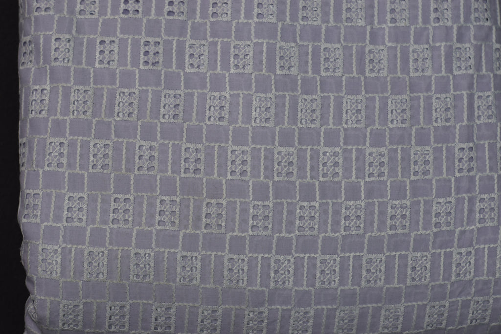 Lavender Textured Cotton Dress Material – 44" Width | Top 2.50 M