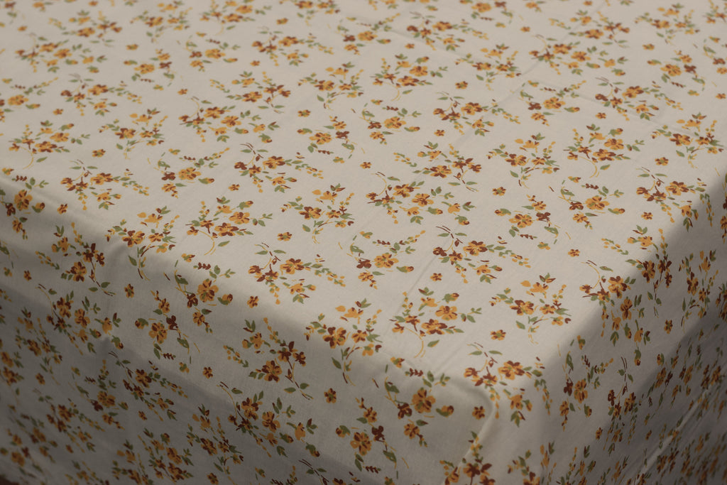 Floral Cotton Blend Queen Size Bedsheet – 90 × 100 Inches
