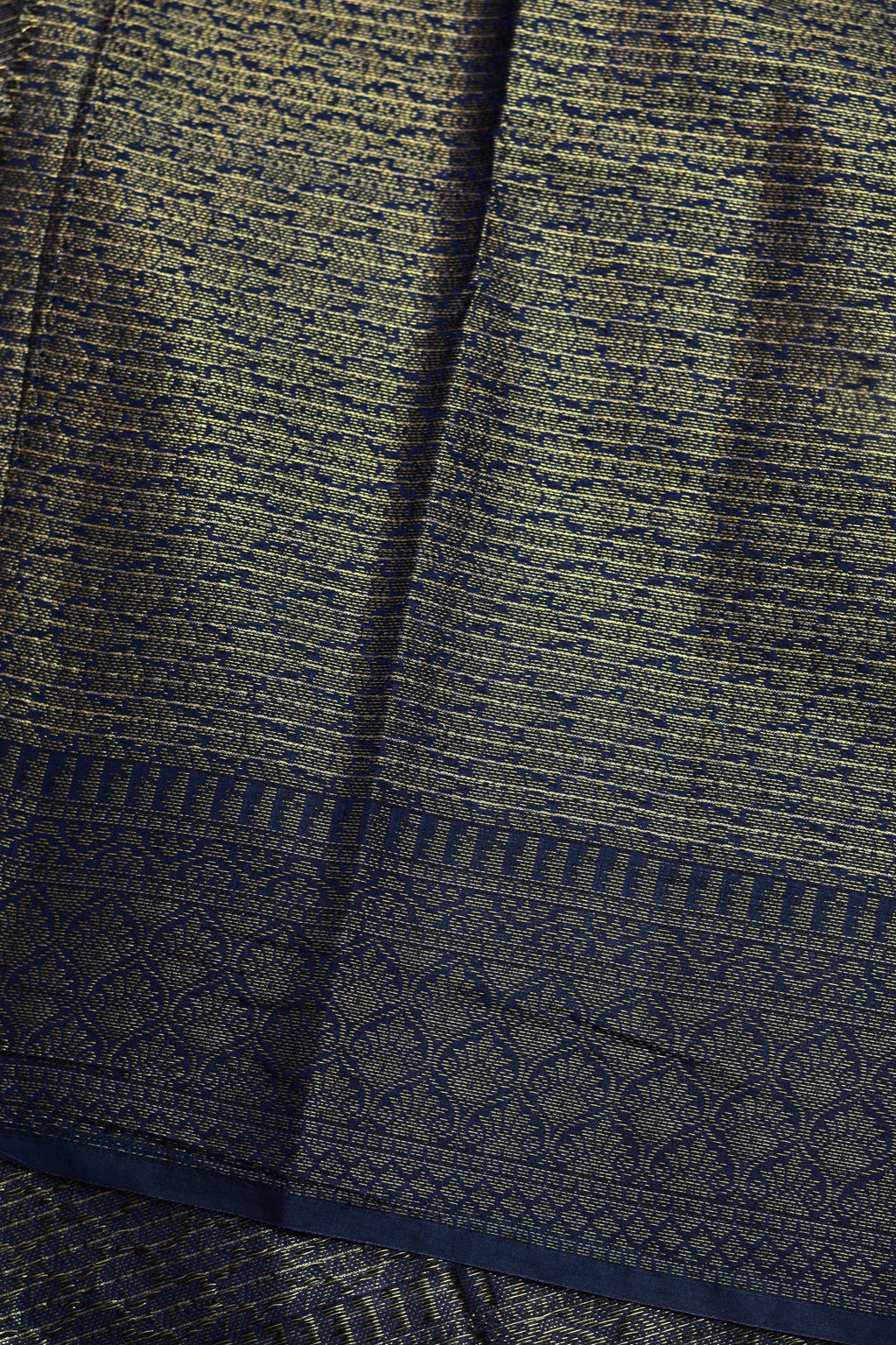 Maroon & Navy Blue Semi Banarasi Silk Saree with Zari Checkered – Nushio by Pulpel
