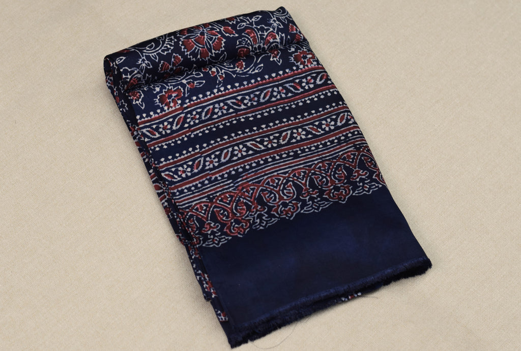 Floral Modal Silk Churidar Material Set