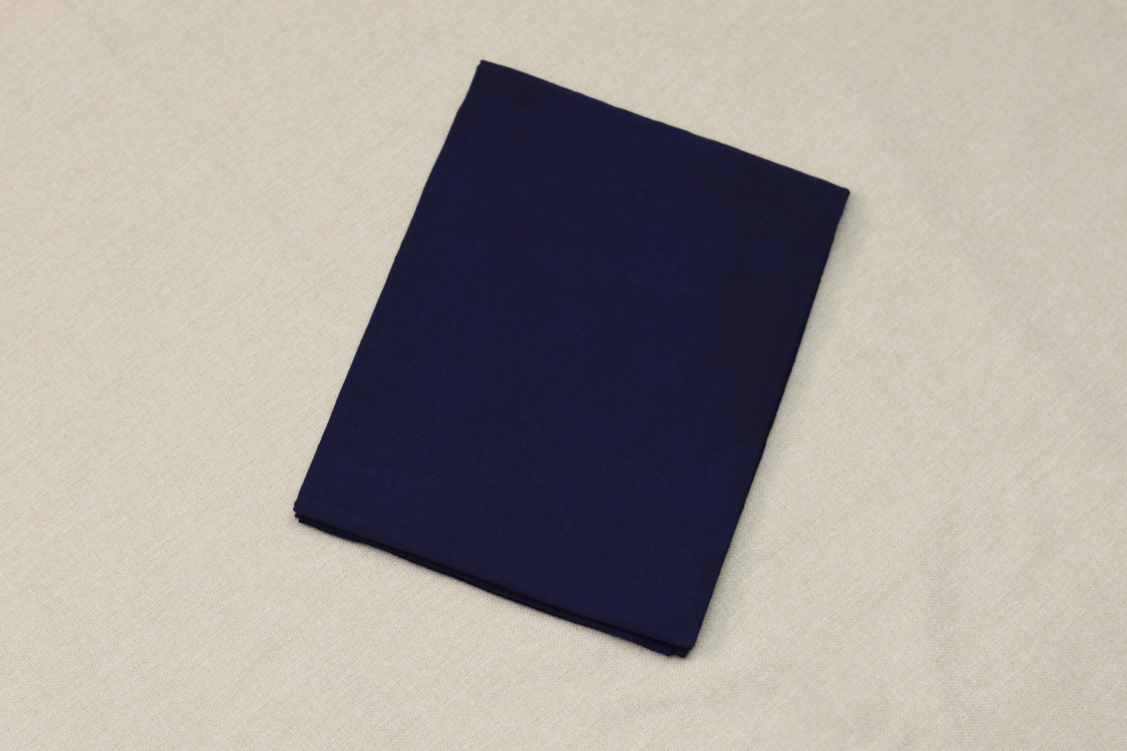 Midnight Indigo Modal Silk Churidar Material Set with Elegant Printed Design