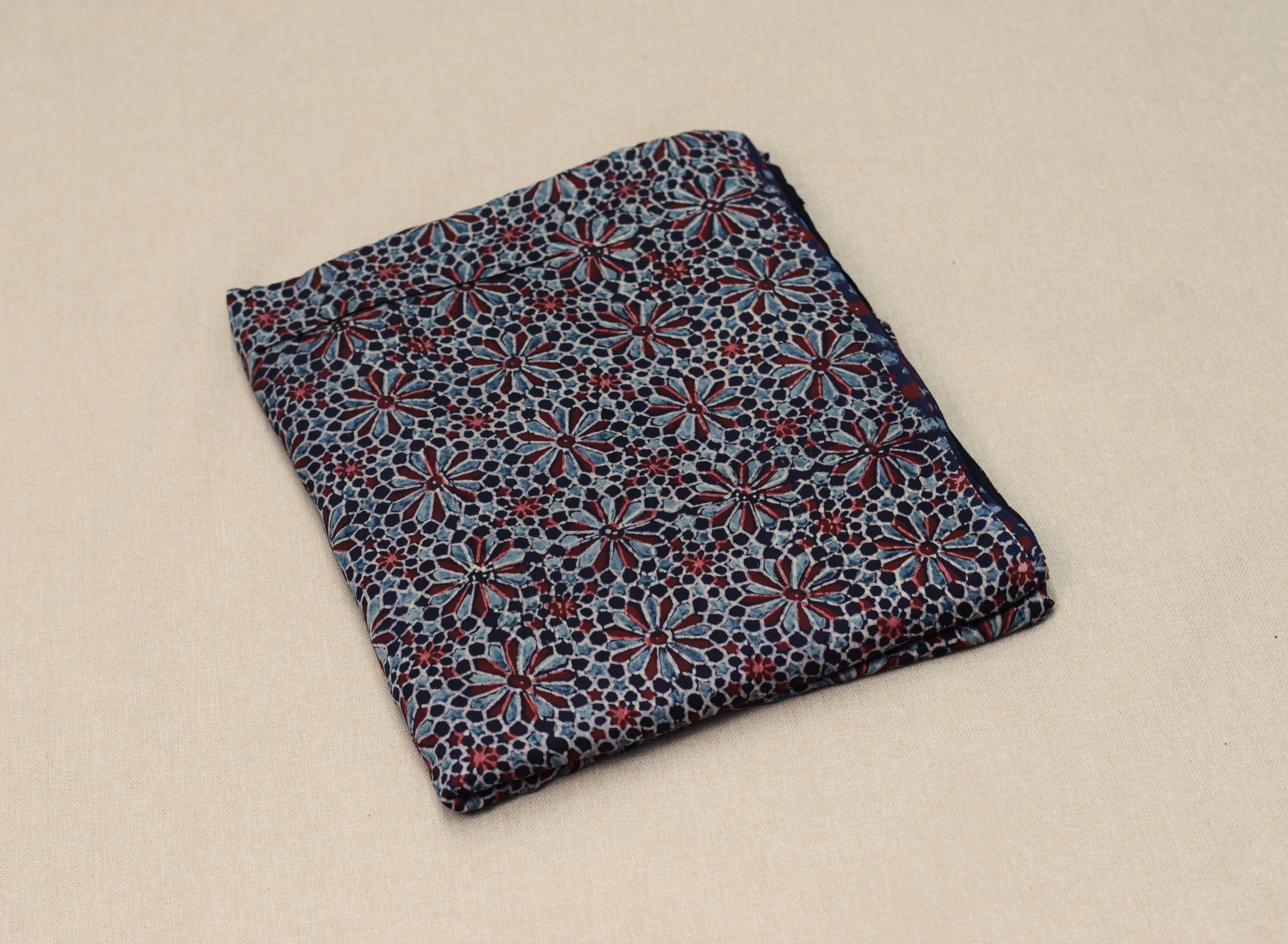 Midnight Mosaic Modal Silk Churidar Material Set