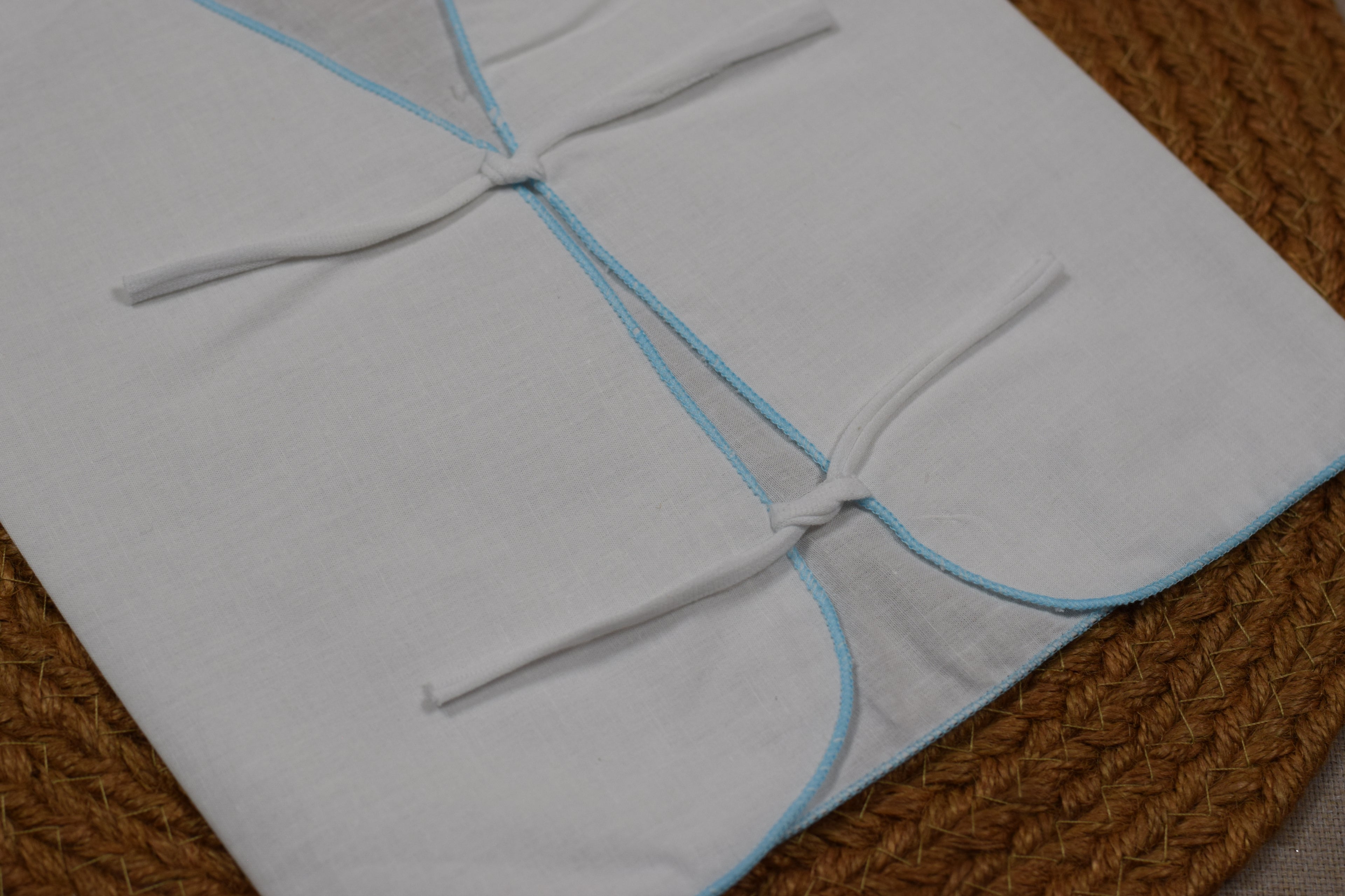 Kids Cotton Inner Vest (Kutti Uduppu) – Sleeveless Tie-Up Undershirt (Pack of 3)