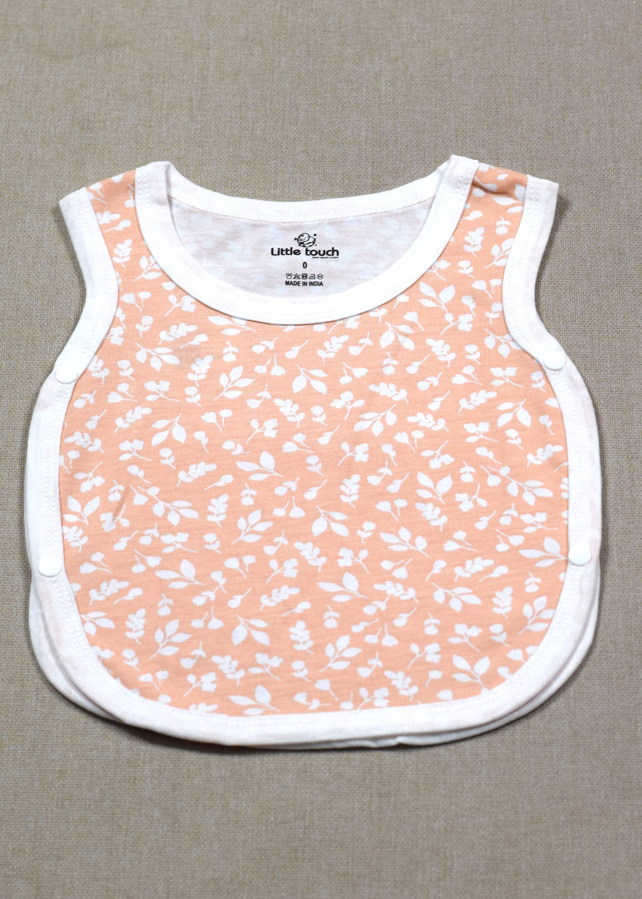 Little Touch Baby Kutti Uduppu Set of 4 – Soft Cotton Sleeveless Newborn Jabla |