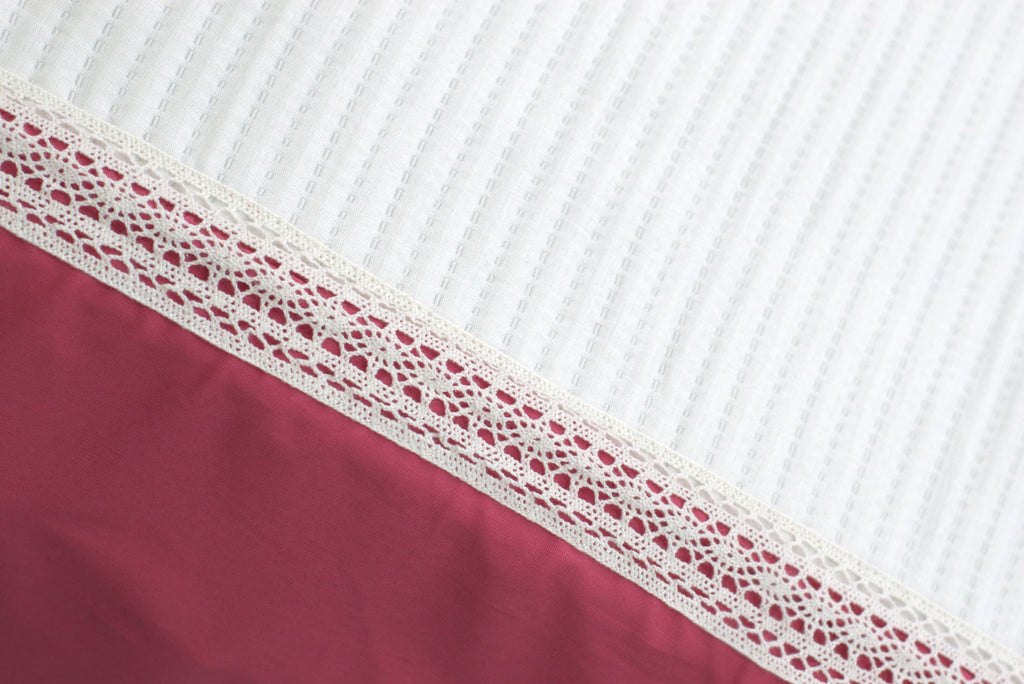 Premium King Size Cotton Bedspread with Matching Pillow Covers – Elegant Floral Accent