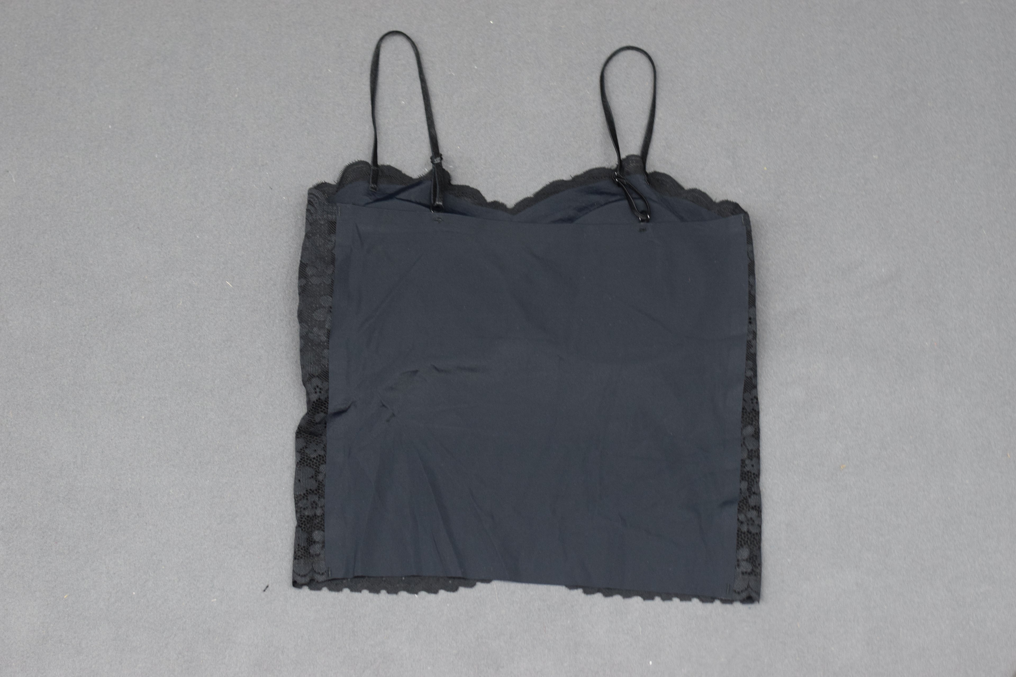 Women’s Black Floral Lace Padded Bralette Crop Top Bra