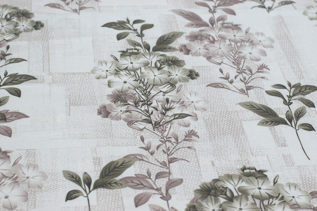 King Size  Cotton Bedsheet – 110 x 110 Inch Floral Printed Double Bedsheet
