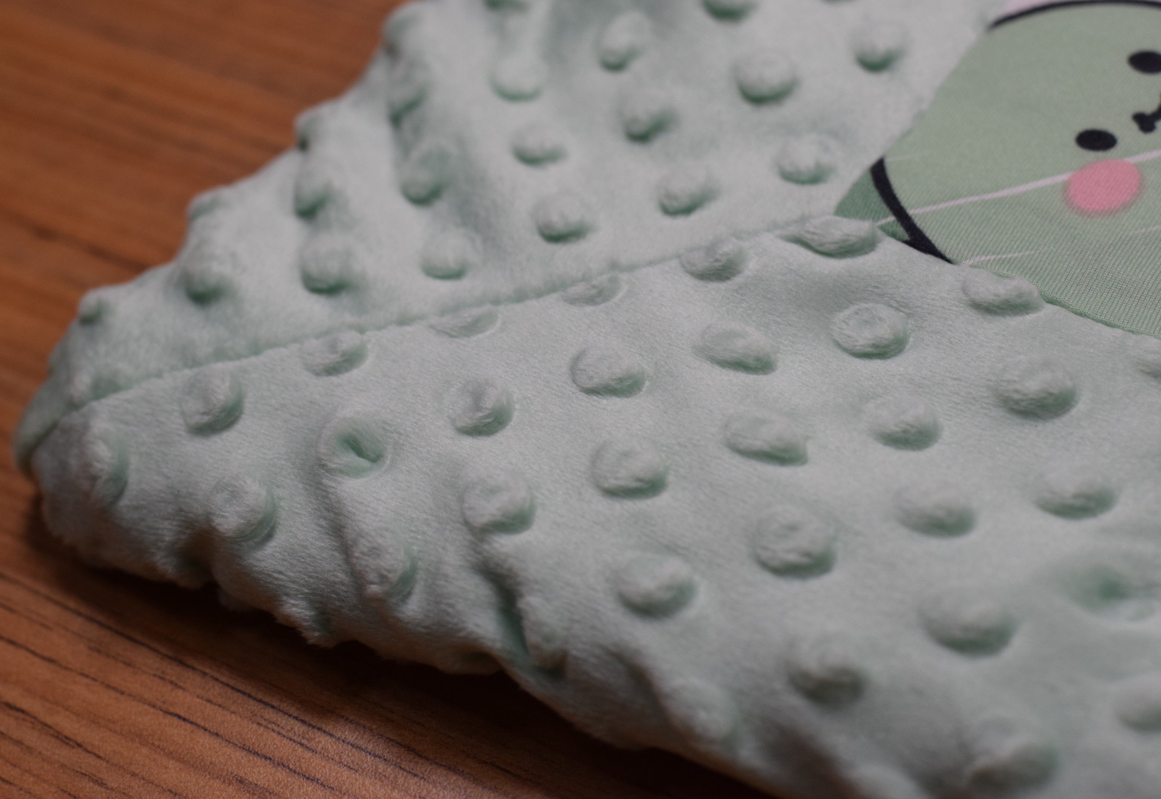 95 × 95 cm Ultra Soft Baby Minky Square Blanket – Plush Double Layer Receiving & Swaddle Blanket | Baby Green &amp; White Animal Print