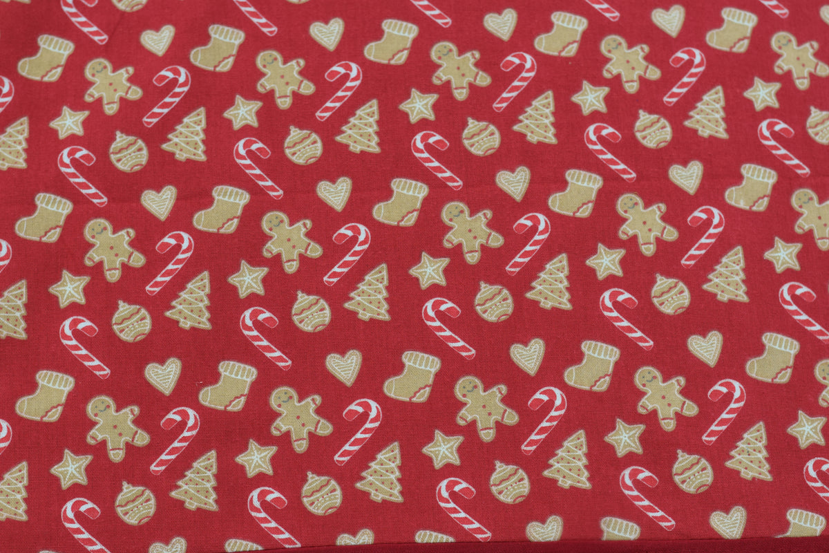 King Size Red Printed Bedspread | 100 × 110 Inches