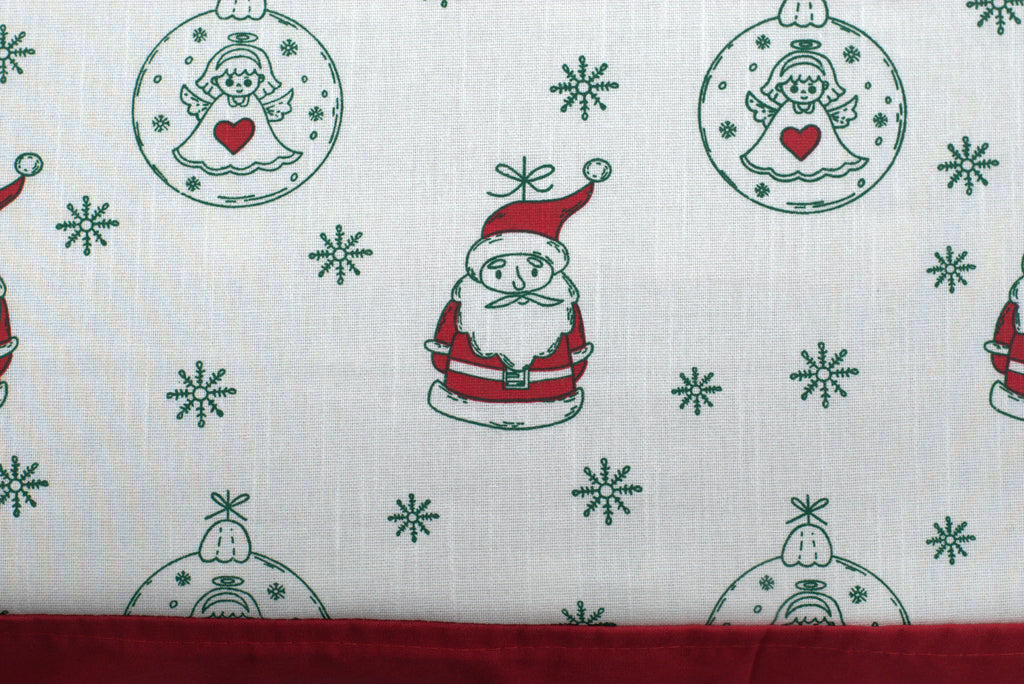 King Size Christmas Santa Printed Bedspread – 100×110 Inches