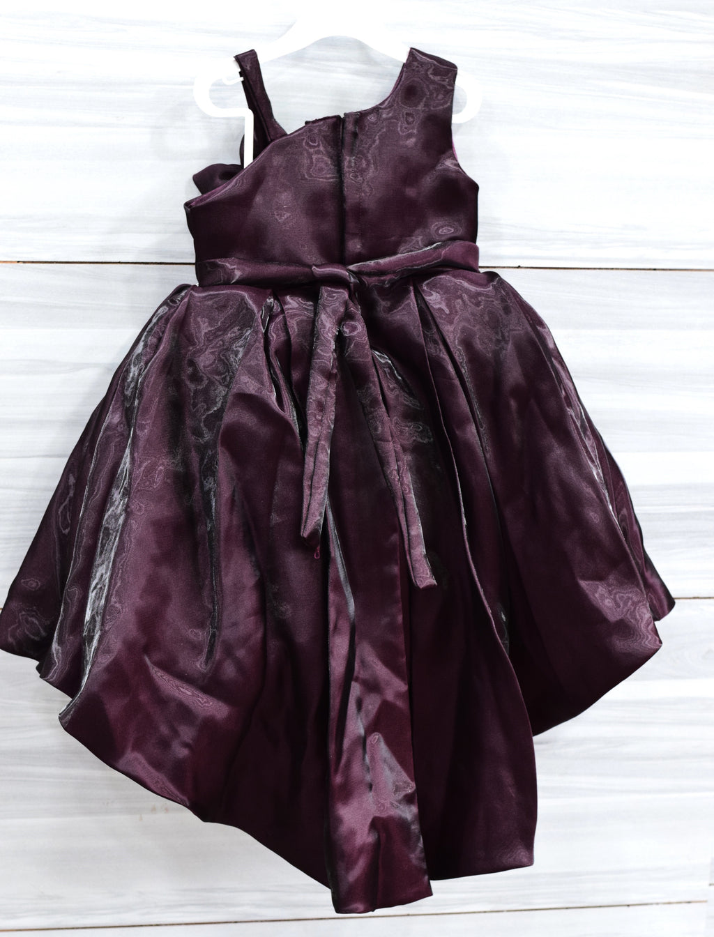 Fancy Baby Girl Frock with Floral Bow Detail