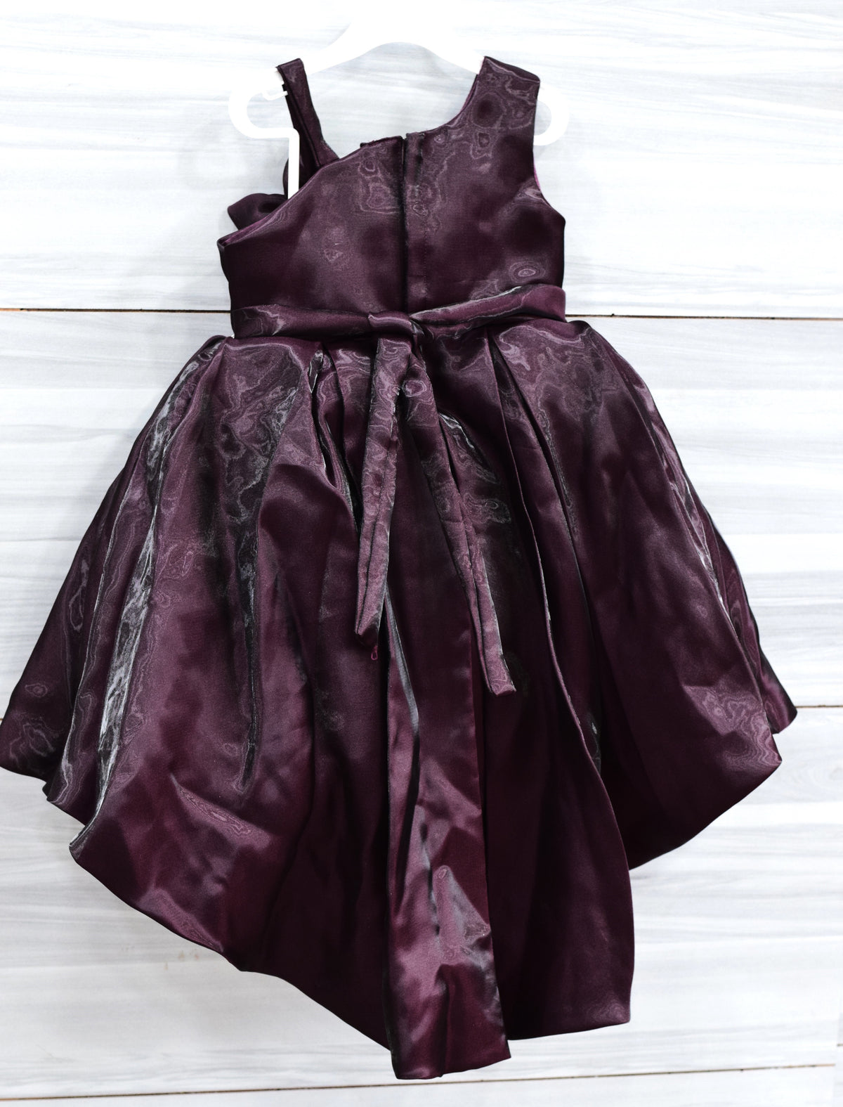 Fancy Baby Girl Frock with Floral Bow Detail