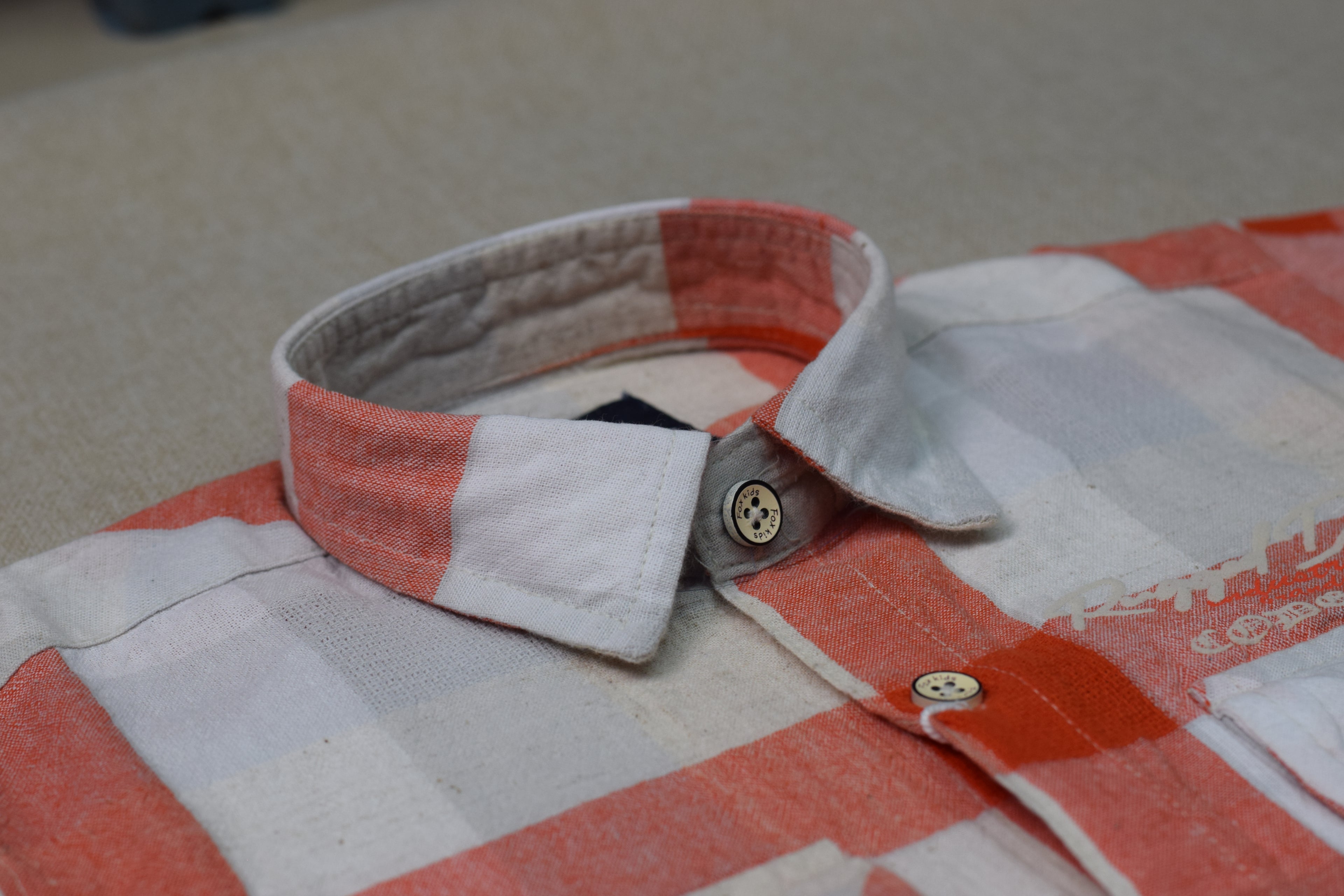 Kids  Checked Full Sleeve Cotton Shirt