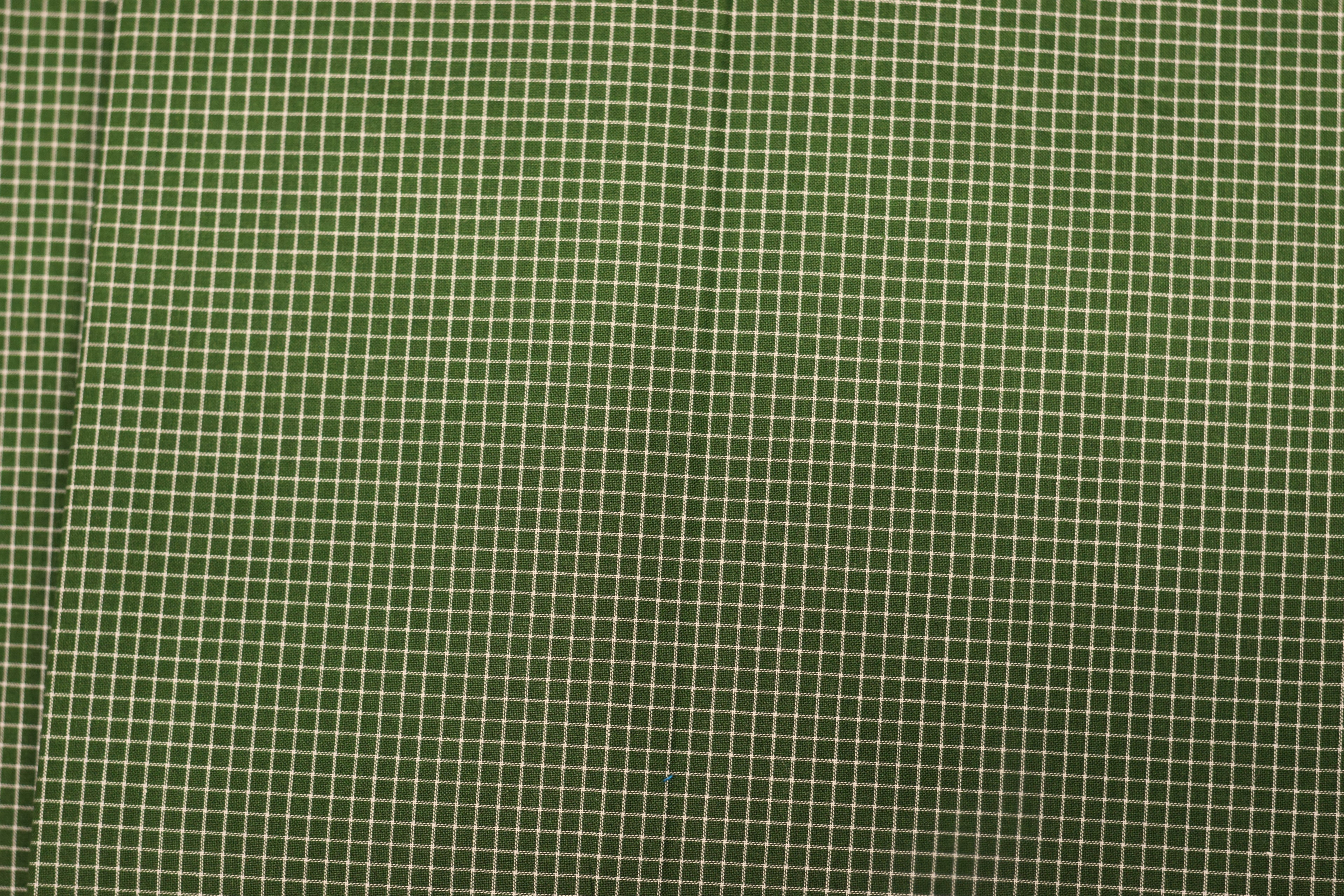 Premium Forest Green Grid Pattern Kaili (2.10 Meters) | Traditional Cotton Lungi