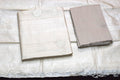 Elegant Beige Tussar Silk Churidar Material Set with Sequin Embroidery