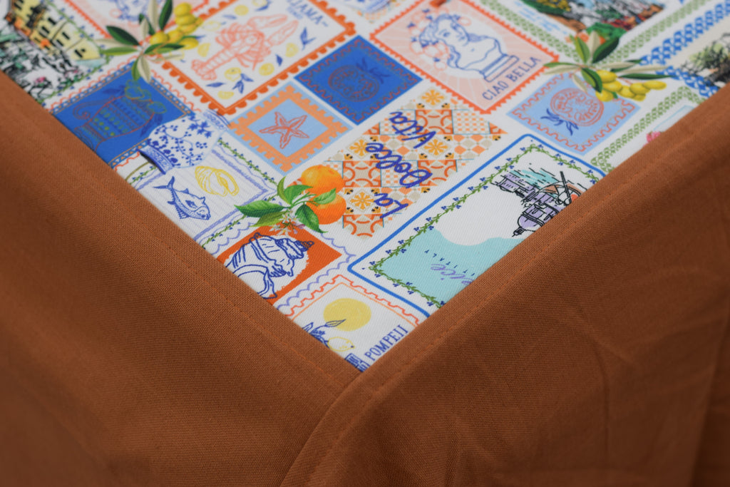 Rustic Travel Patchwork King Size Bedsheet with Pillow Covers