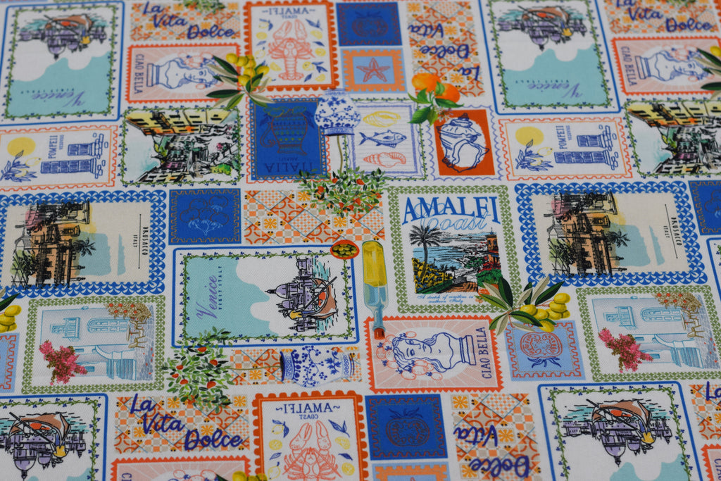 Rustic Travel Patchwork King Size Bedsheet with Pillow Covers