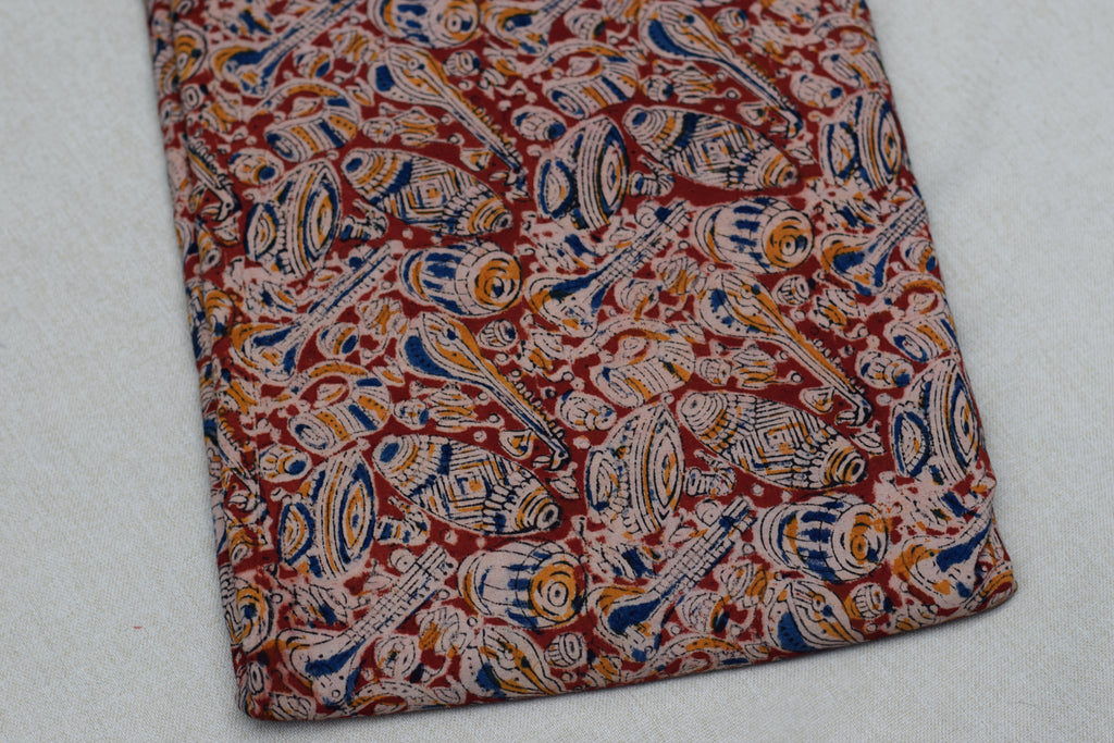 Rustic Melody Kalamkari Cotton Churidar Top Material