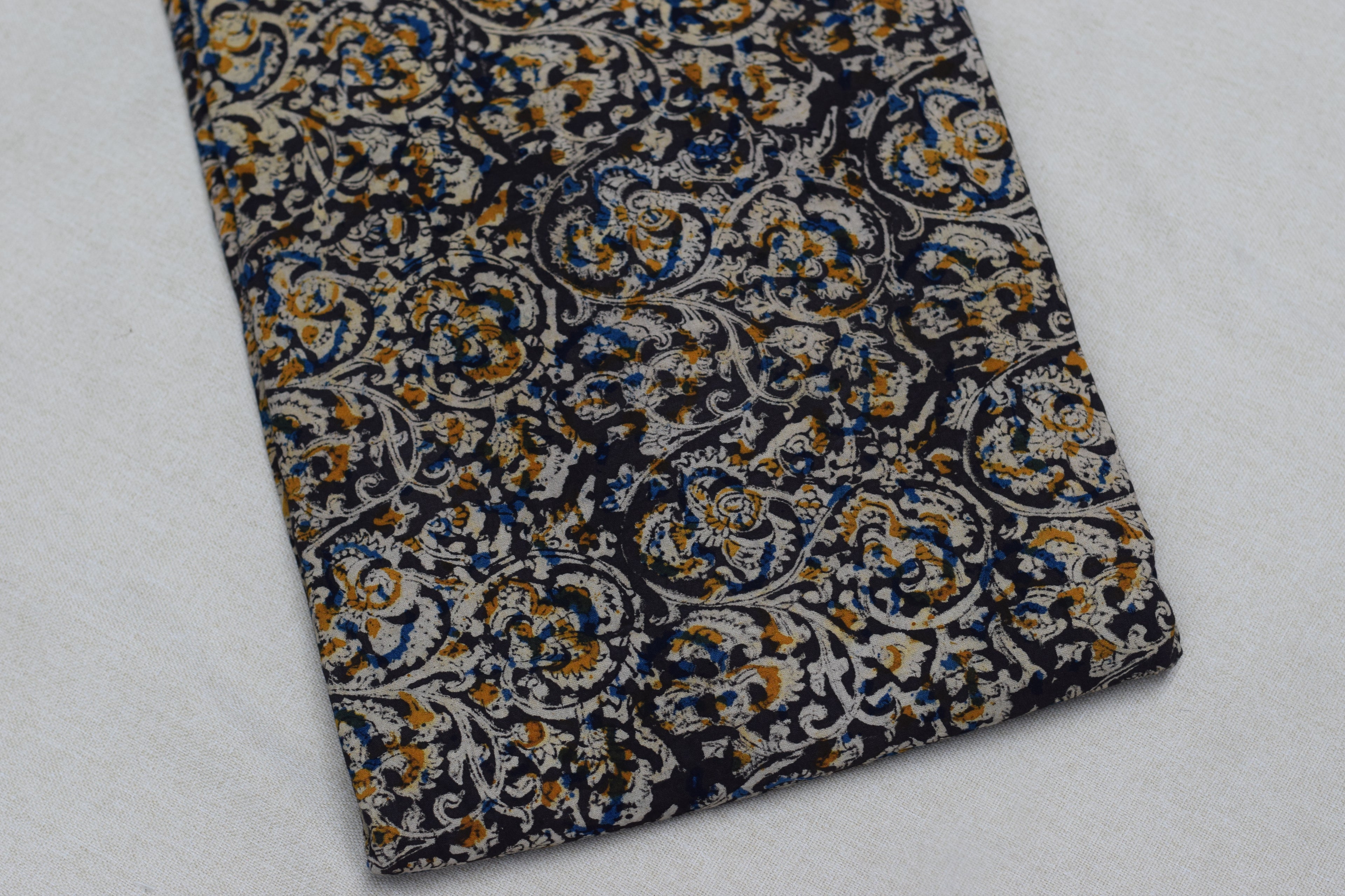 Kalamkari Print Cotton Churidar Material – 2.5 Meter Top Fabric | 44" Width | Cotton Dress Material