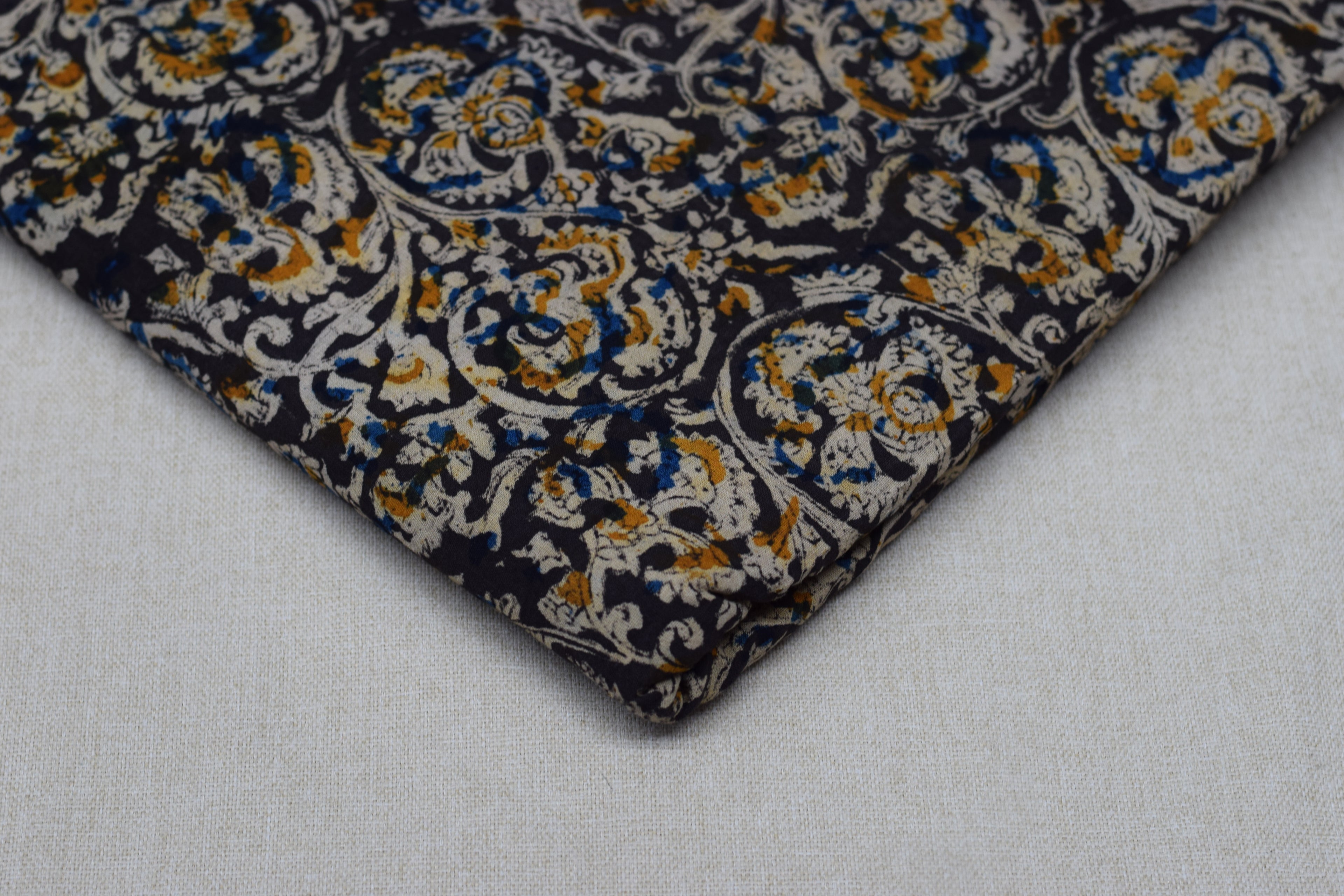 Kalamkari Print Cotton Churidar Material – 2.5 Meter Top Fabric | 44" Width | Cotton Dress Material