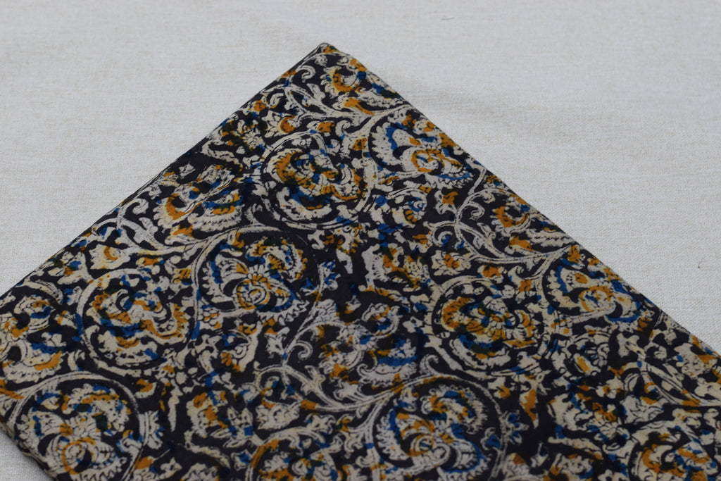Kalamkari Print Cotton Churidar Material – 2.5 Meter Top Fabric | 44" Width | Cotton Dress Material