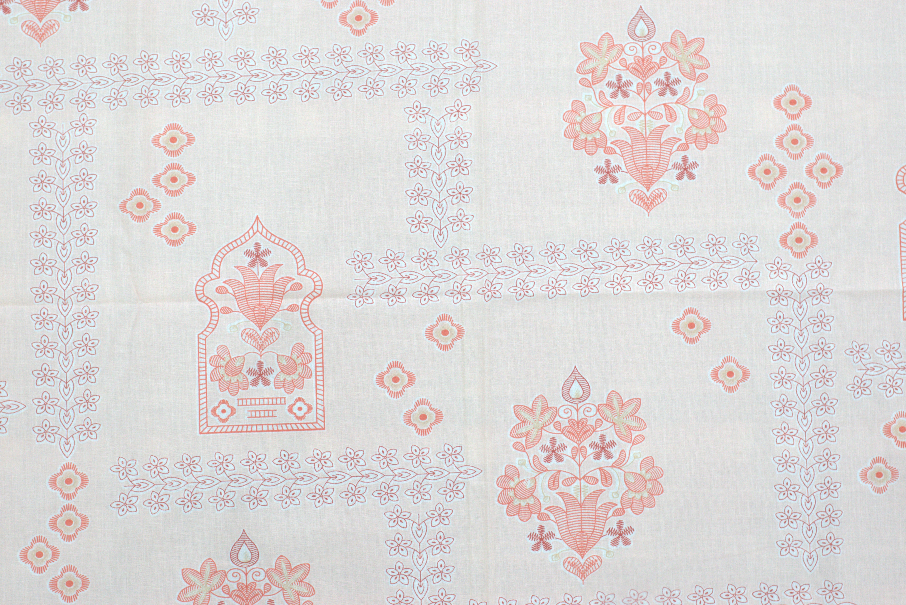 Elegant Blush Pink Floral Queen Size Bedsheet with 2 Pillow Covers – Soft Cotton Feel