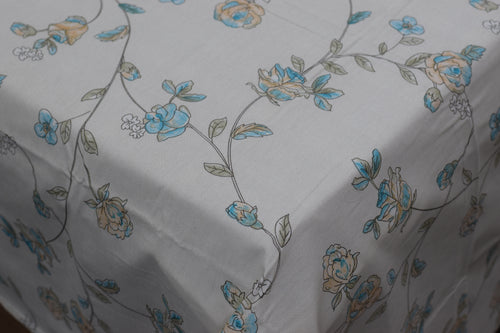 Elegant Grey Floral Queen Size Bedsheet with Pillow Covers