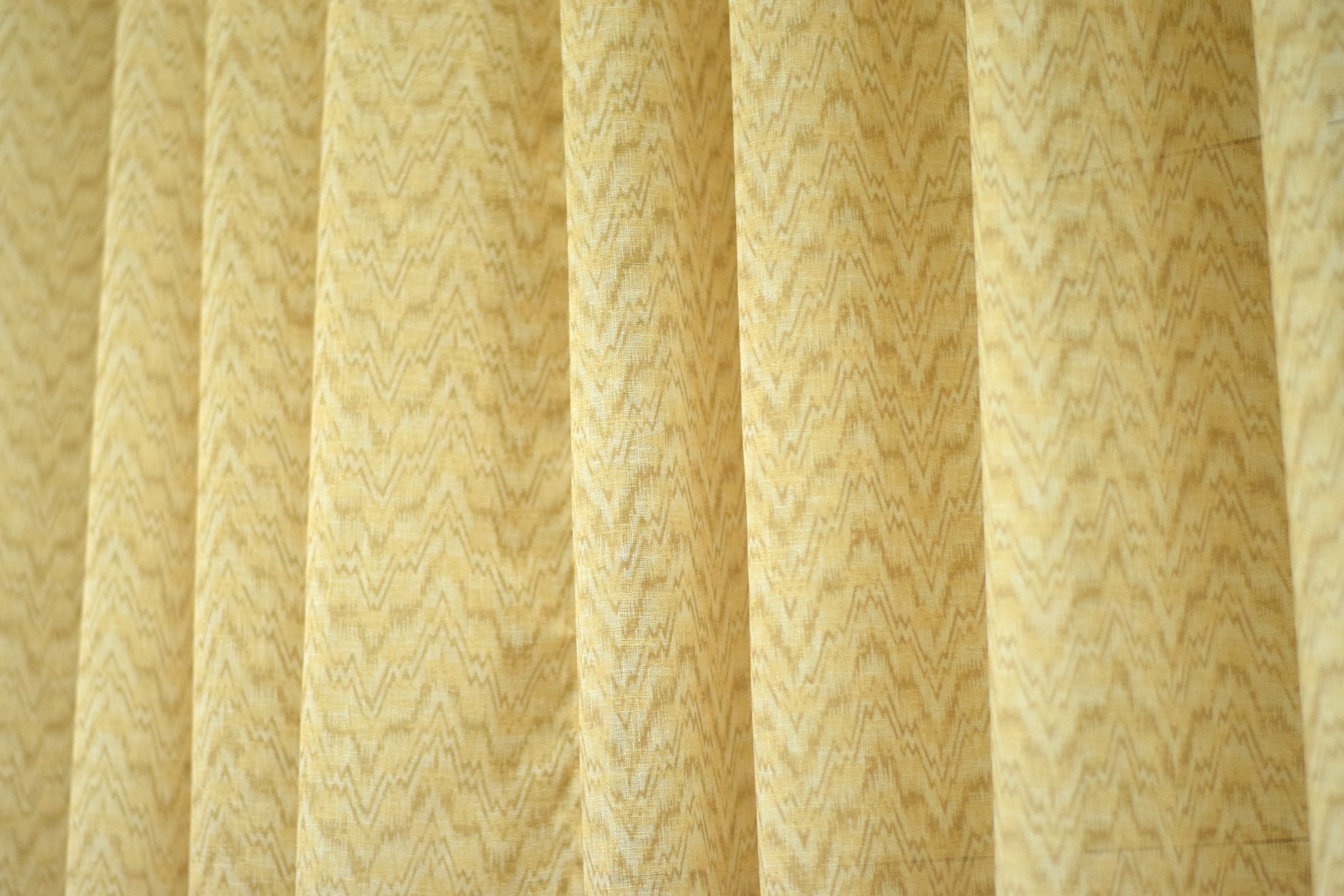 Elegant Beige Semi Linen Door Curtain 4 x 7 Ft with Sheer Lace Panel & Eyelet Top