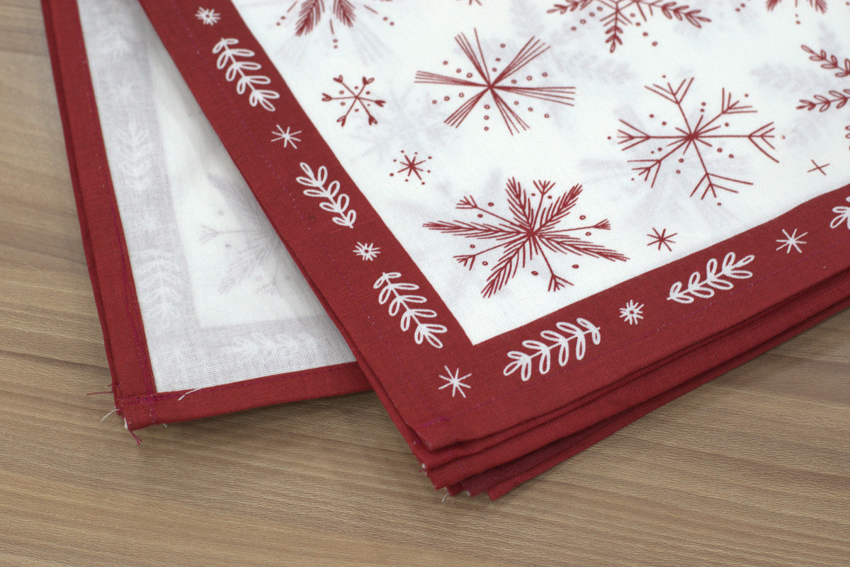 Christmas Printed Kitchen Towels Set of 3 | Festive Kitchen Towels