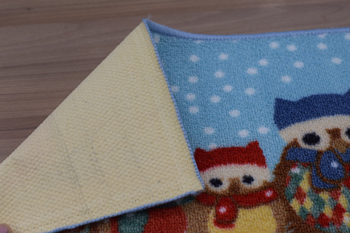 Christmas Snowman Family Floor Mat – Festive Winter Holiday Décor | 70 × 40 cm