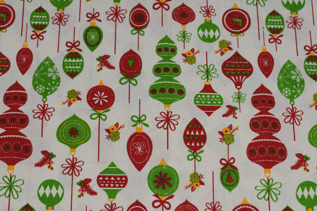Christmas Printed Running Fabric – 60 Inch Wide Table Cloth, Table Runner & Cushion Cover Material
