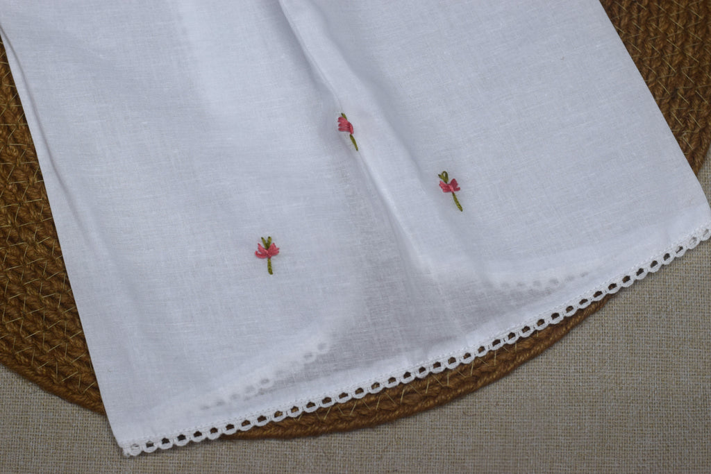 Premium Cotton Kettuduppu – 3 Colour Set with Floral Embroidery