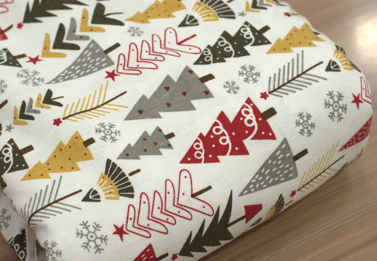 Christmas Tree Printed Fabric – 60 Inch Wide Running Material for – Nushio by Pulpel