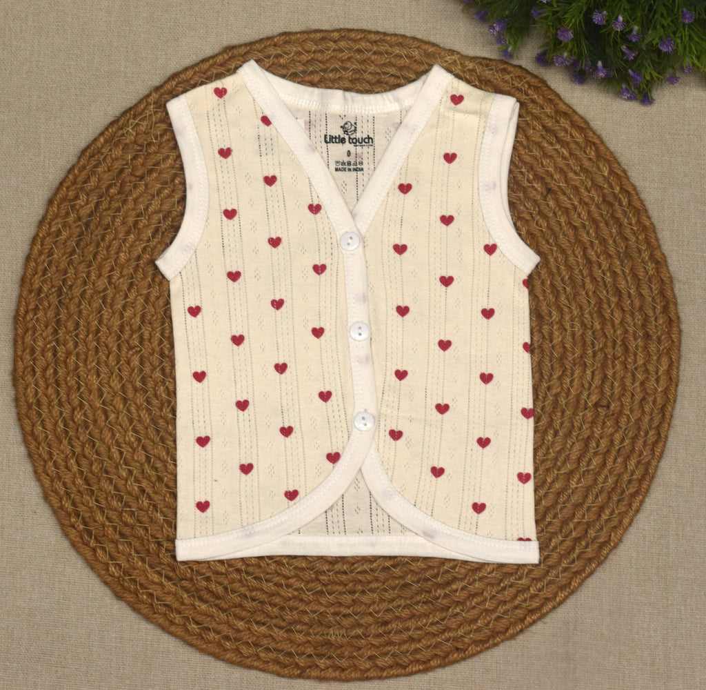Kids Cotton Kettuduppu Set – Soft Sleeveless Baby Vest (3 Color Pack)