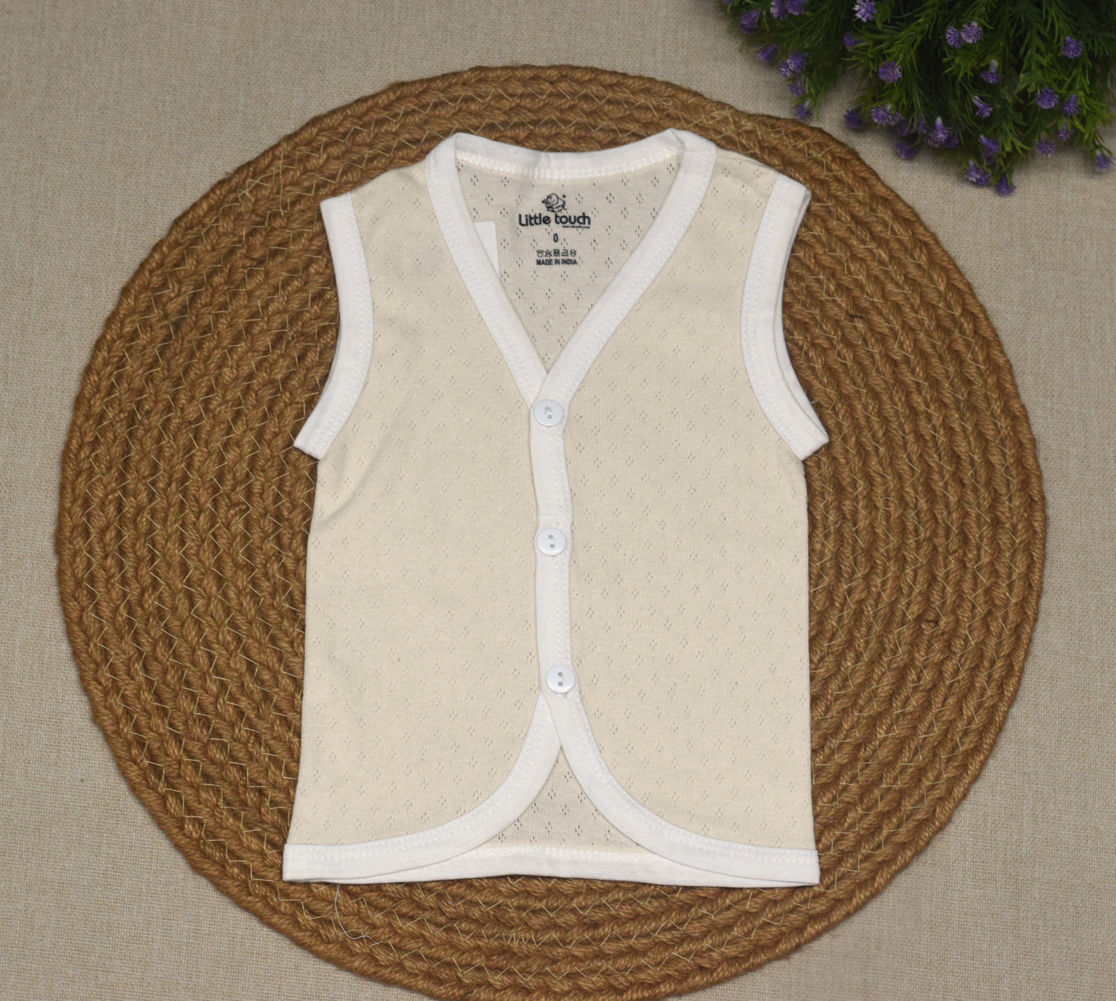 Premium Baby Kettuduppu Vest Set – Soft Cotton Sleeveless (Pack of 5 Colours)
