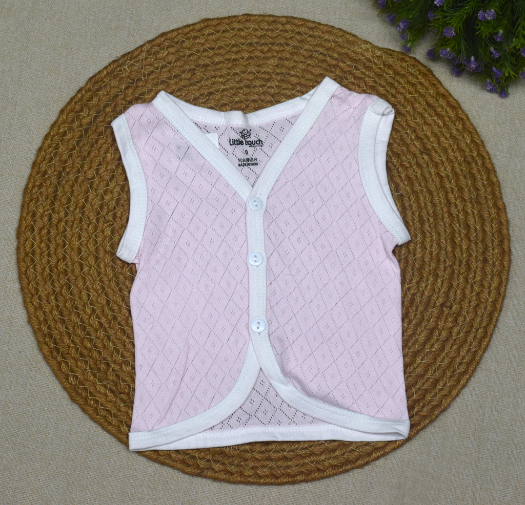 Premium Baby Kettuduppu Vest Set – Soft Cotton Sleeveless (Pack of 5 Colours)