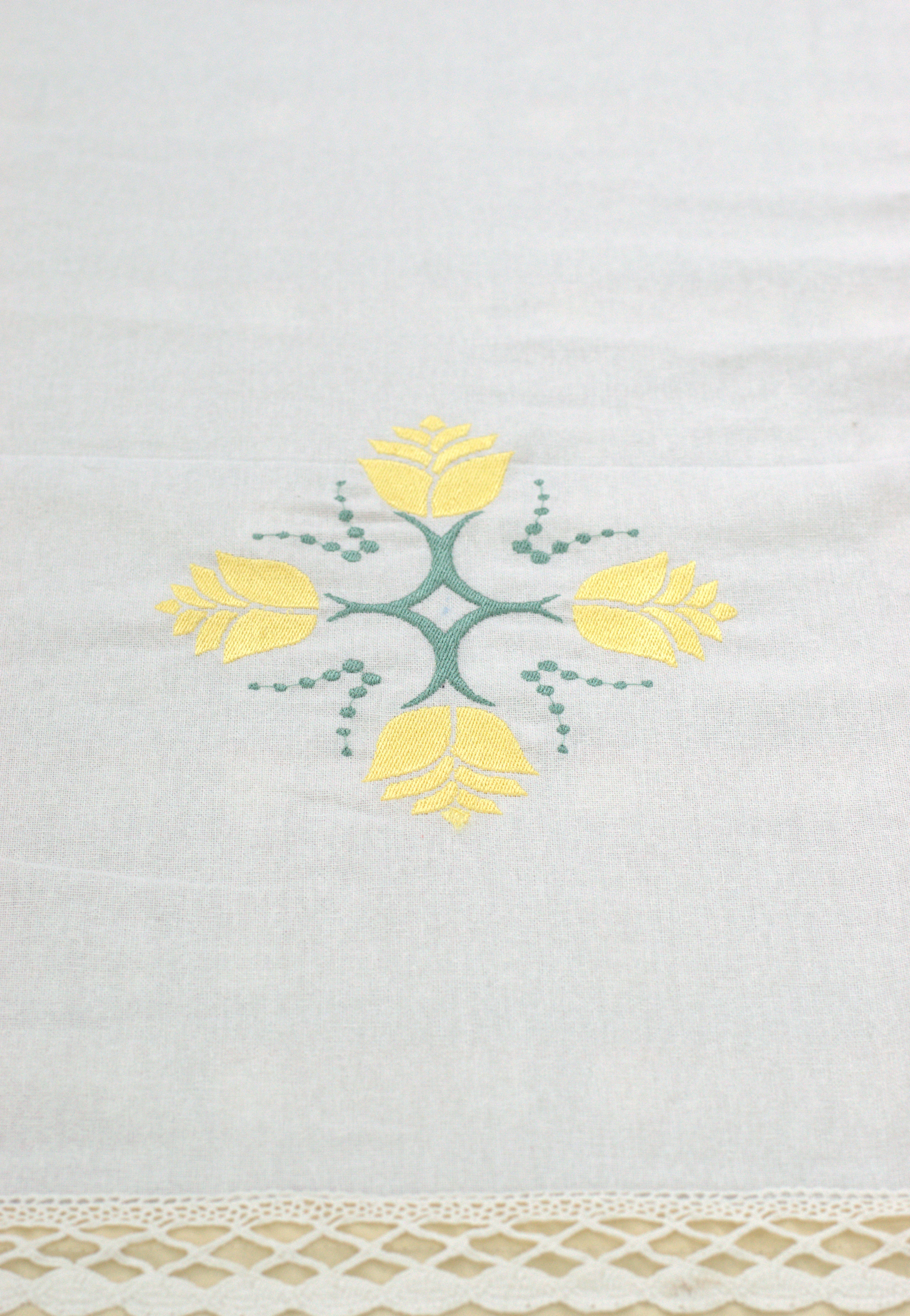 Premium King Size Embroidered Bedspread with 2 Pillow Covers