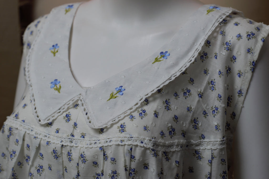 Women's Knee Length Cotton Floral Printed Nighty – 48" Length | Comfortable Daily Wear