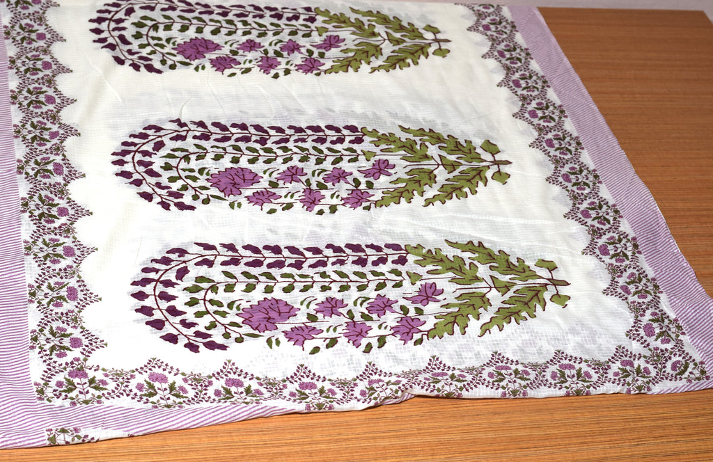 Soft Cotton Floral Dress Material with Shawl – Unstitched Salwar Suit Fabric | 44" Width | Top 2.5m, Bottom 2m