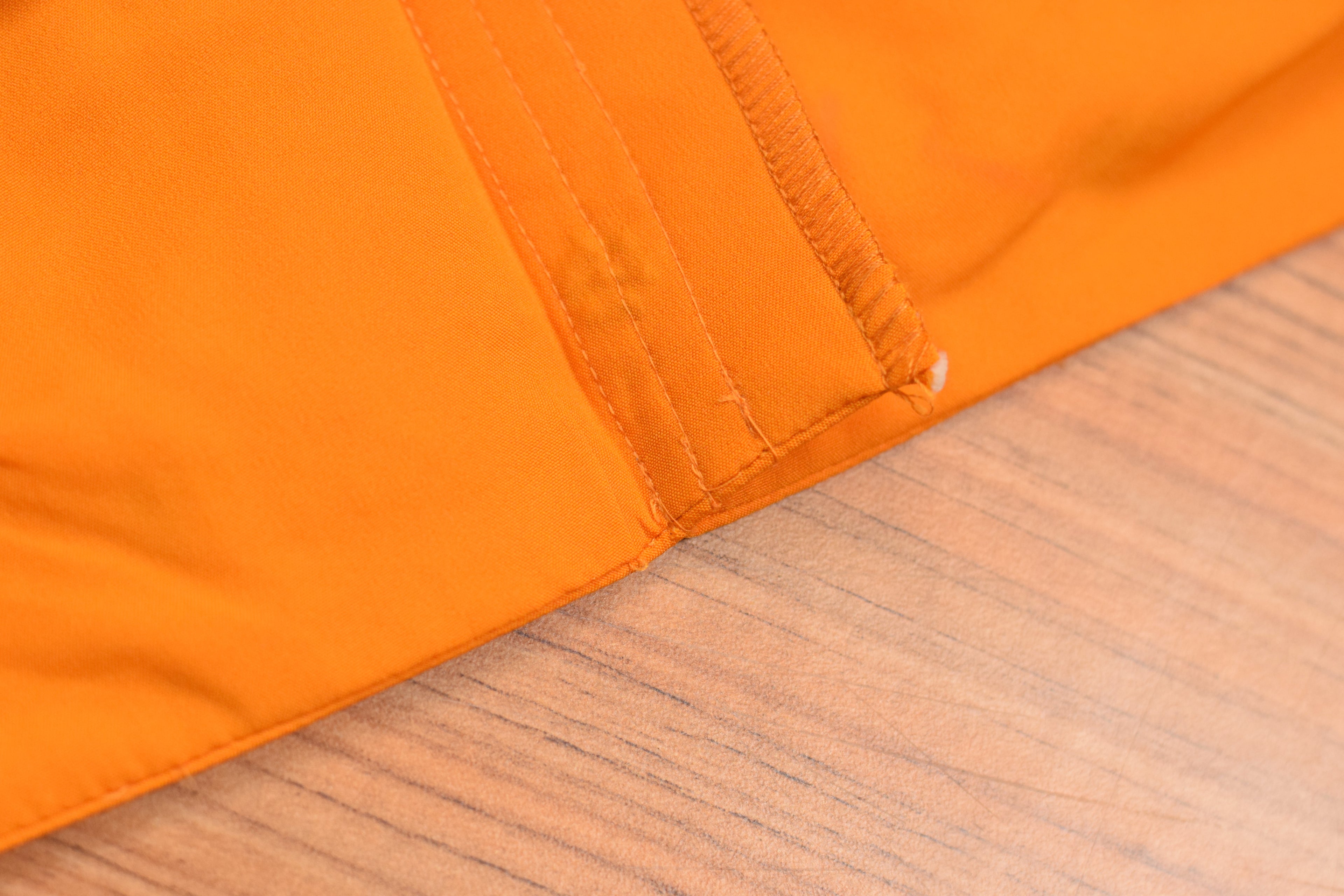 Women's Chanderi Silk Front Open Saree Blouse | Orange Embroidered Readymade Blouse for Saree & Midi