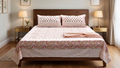 Queen Size Cotton Floral Printed Bedsheet with 2 Pillow Covers – 86 x 104 Inches |Breathable Bedding Set