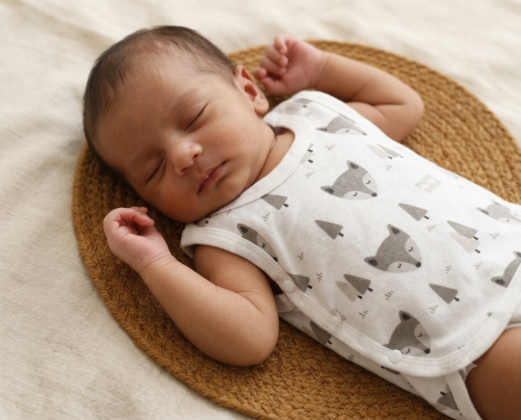 Little Touch Baby Kutti Uduppu Set of 3 | Soft Cotton Newborn Sleeveless Jabla | Assorted Prints