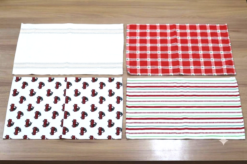 Kitchen Towel Set – Printed Cotton Kitchen Towels | Assorted Designs