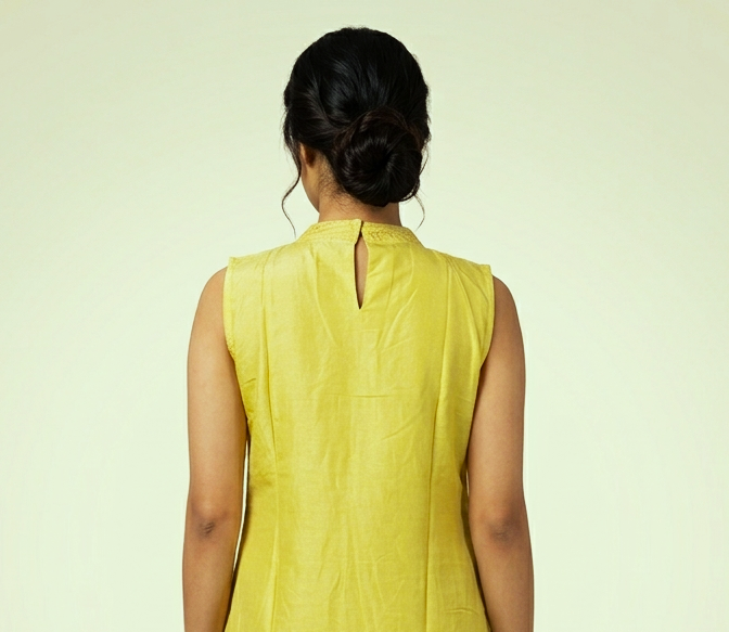 Women's Jacquard Churidar Top Only with Sleeve Material – | Round Neck Ethnic Kurti