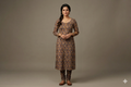Maroon Floral Kalamkari Print Cotton Churidar Material – 44 Inch Width | 2.5 Meter Top Fabric